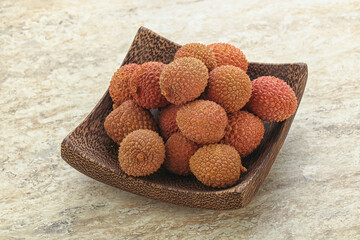 Sweet juice lychee tropical fruit