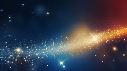 Obraz premium Featuring stunning soft bokeh lights and shiny elements. Abstract festive and new year background