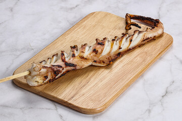 Delicous tasty Grilled octopus tentacle