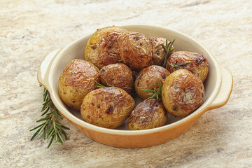 Roasted baby potato with rosemary