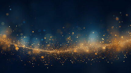 Featuring stunning soft bokeh lights and shiny elements. Abstract festive and new year background