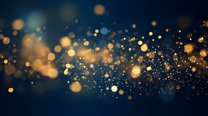 Fototapeta premium Featuring stunning soft bokeh lights and shiny elements. Abstract festive and new year background
