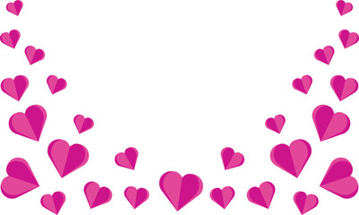 heart background template, valentines background