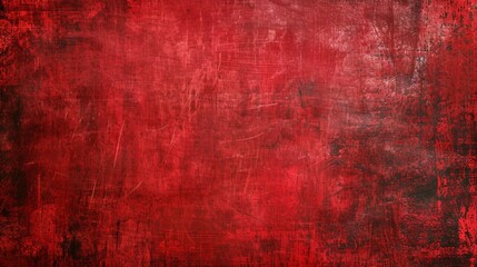 Obraz premium Red texture of oil paint strokes on canvas. Rough, brutal strokes. Artistic background