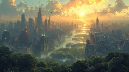 Sunrise over the City: A Glimpse of the Future Generative AI