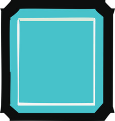 frame, blank, empty, border, vector, paper, icon, green