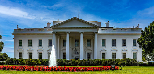 The White House, the residence of the American president located in Washington DC, which is the...