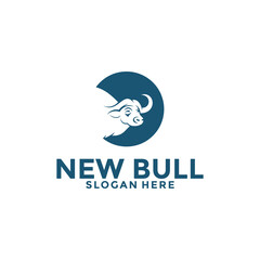 Creative Bull Buffalo Vector Logo , Bull Logo design template