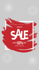 Sale banner template design . Super Sale, end of season special offer banner. vector illustration.