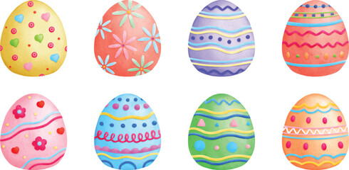 easter eggs set