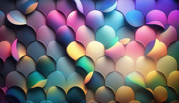 abstract and shiny iridescent foil texture backdrop
