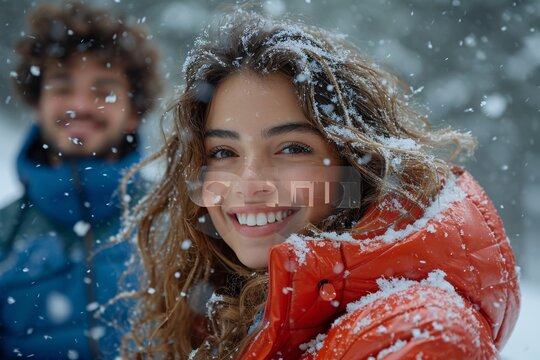 Snowy Smile: A Catchy Winter Monthly Event Title Generative AI