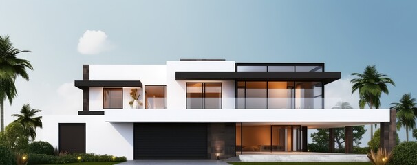 3d modern residential property for premium lifestyle