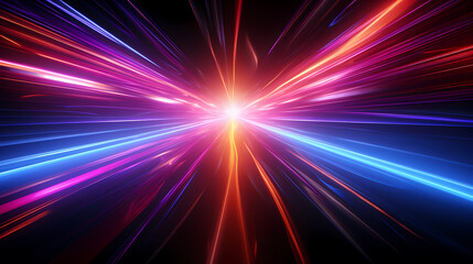 Obraz premium Future technology lines background, abstract future technology background
