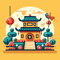 Naklejka premium china new year