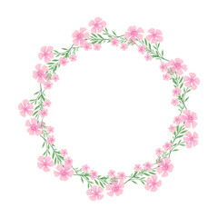 Obraz na płótnie Canvas 26 Vector hand drawn floral wreath frame on white background