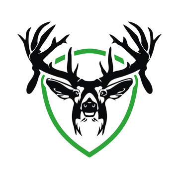Deer head vector image