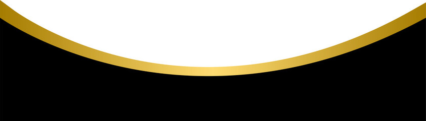 Decorative golden luxury corner shape, gold and black frame element decoration
