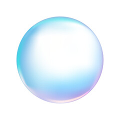 vector clear bubble element on white background
