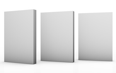 Portfolio 3 display panels - 3D rendering