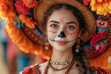 Celebrate DÃ­a de los Muertos with a Sugar Skull Makeover Generative AI