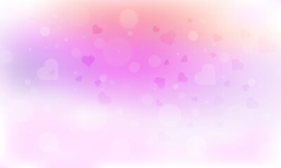 Vector valentine's day wallpaper with blurry element