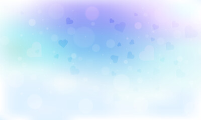 Vector valentine's day wallpaper with blurry element