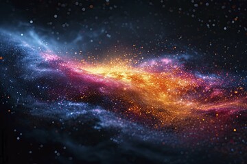 background with galaxy, dust