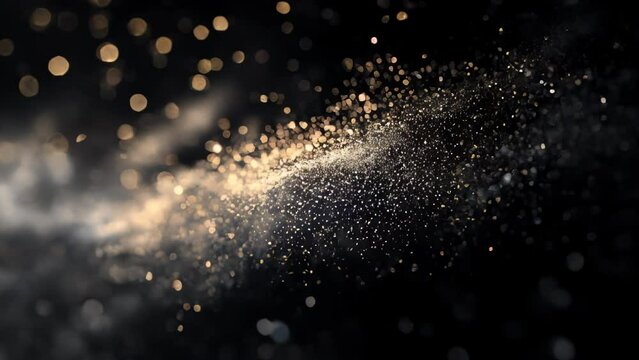 The night sky dotted with countless stars, with a part of the galaxy faintly glowing.
