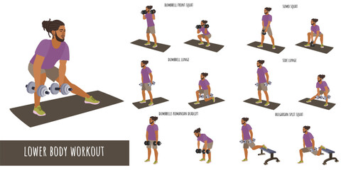 Healthy man doing lower body workout