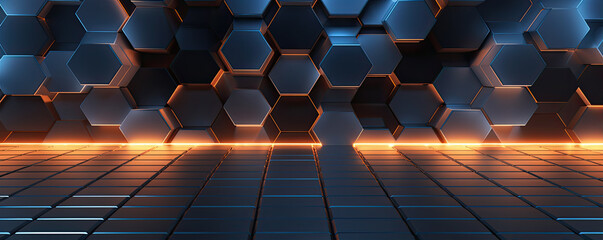 Obraz premium Room or interior from furistic blocks. Future design of rooms.