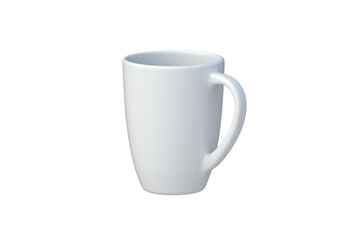 Mug isolated on white background. 3d render