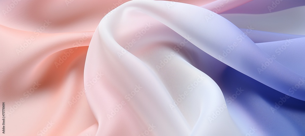 Poster soft chiffon texture in dreamy pastel color tones for background or design element