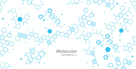 Molecules in drug research and DNA based chemistry.