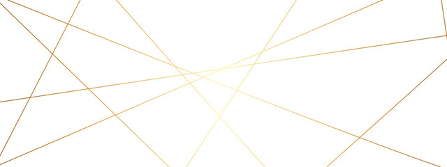 Abstract luxury seamless premium shiny golden random chaotic square and triangle lines on transparent background. Vector, illustration