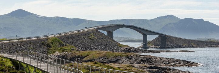 Panorama. Norwegian atlantic road bridge - Storseisundbrua