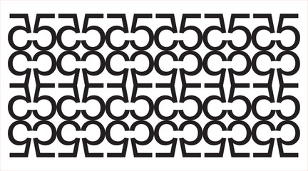 pattern with hand drawn elements 5 text