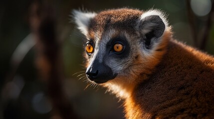 Obraz premium close up of a lemur