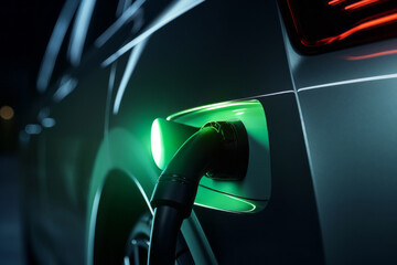 EV Power cable pump plug in charging power EV car