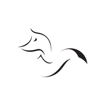 Fox icon logo vector