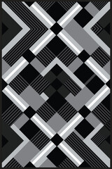 Grey Carpet Abstract elements Arabic style 5