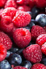 Bowl of fresh berries.
