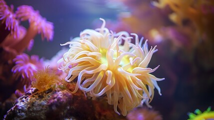 Generative AI : Clark's anemone and Senju sea anemone