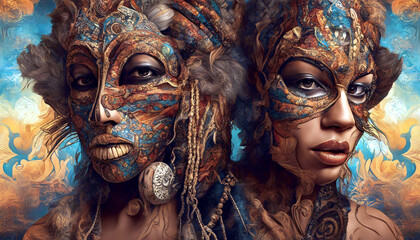 Karneval Maske. - obrazy, fototapety, plakaty