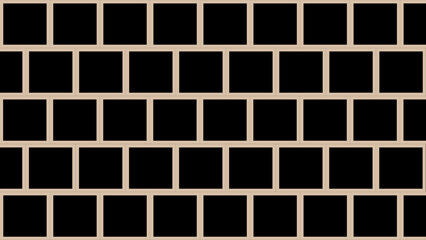 Black background with beige squares tiles