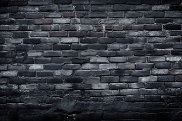 Dark Textured Brick Wall Background