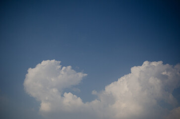 blue sky with clouds