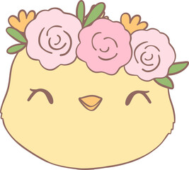 Coquette Easter Chick