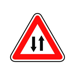 Steep ascent road sign graphic design