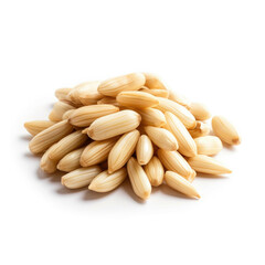 Pine Nuts isolated on white background